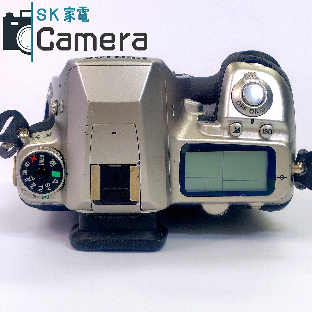 【中古】 PENTAX K5 Silver Limited BATTERY GRIP D-BG4 電池 2個付き ペンタックス シルバー リミテッド ショツト数約1900回