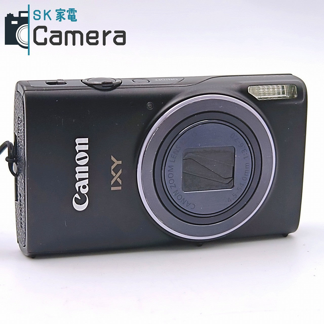 【中古】 Canon IXY 640 ブラック PC2198 電池 充電器付 キャノン コンパクトデジタルカメラ