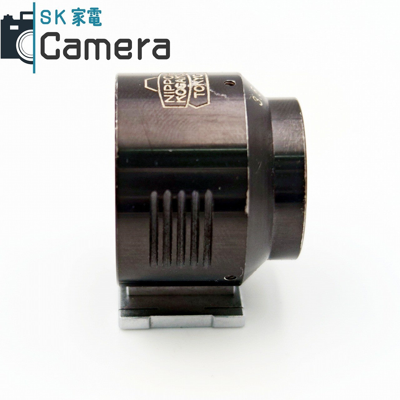 【中古】 NIKON NIPPON KOGAKU TOKYO 3.5cm FINDER BLACK 外付け ビューファインダー ブラック 革ケース付 NIKON ニコン