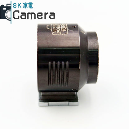 【中古】 NIKON NIPPON KOGAKU TOKYO 3.5cm FINDER BLACK 外付け ビューファインダー ブラック 革ケース付 NIKON ニコン