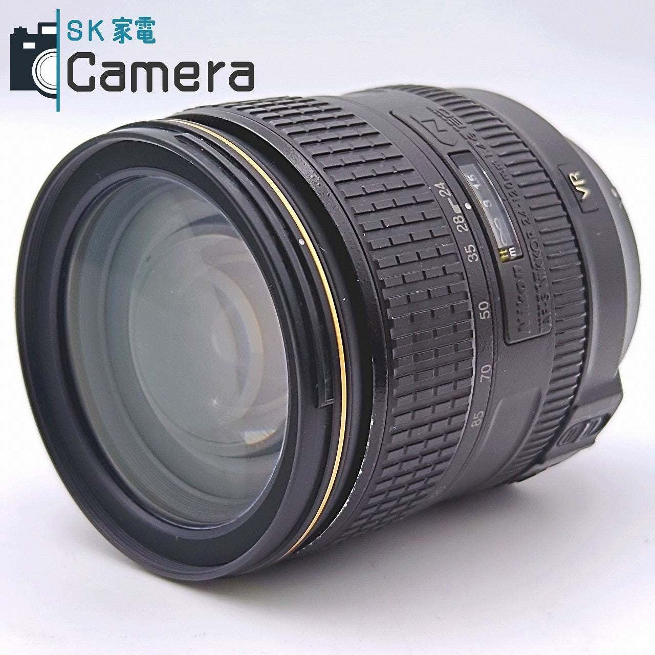 【中古】 Nikon N AF-S NIKKOR 24-120ｍｍ F4 G ED VR キャップ フード付 ニコン