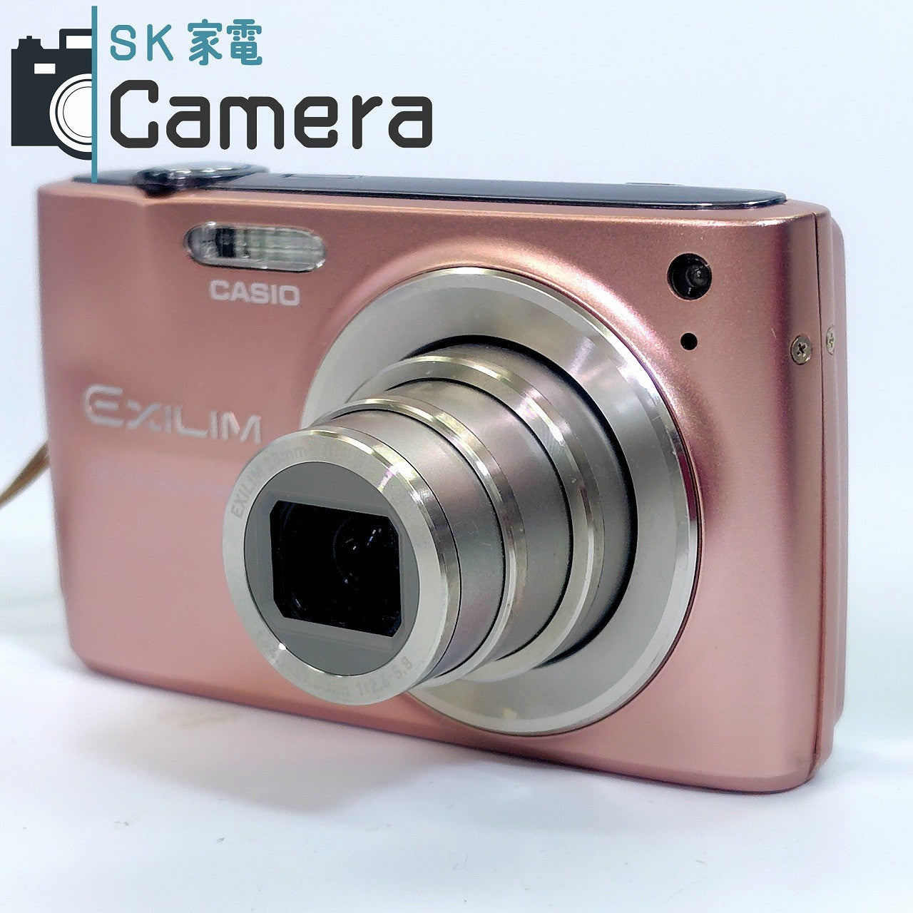 【中古】 CASIO EXILIM EX-Z400 CCD ピンク コンパクトデジタルカメラ 箱 説明書 充電器 電池 等付属 カシオ エクシリム