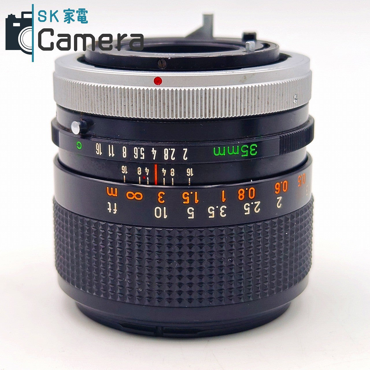 【中古】 Canon FD 35ｍｍ F2 S.S.C. 〇マーク キャノン キャップ付き