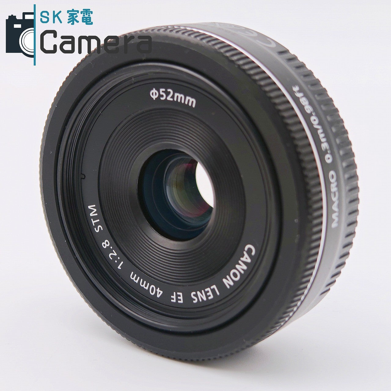 【中古】 Canon EF 40ｍｍ F2.8 STM キャノン キャップ付 美品