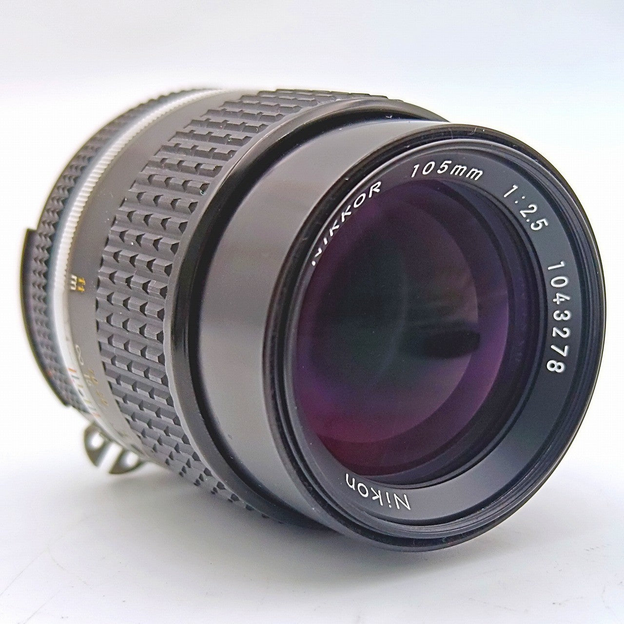 【中古】 Nikon NIKKOR 105ｍｍ F2.5 Ai-s SICコーティング ニコン キャップ付き