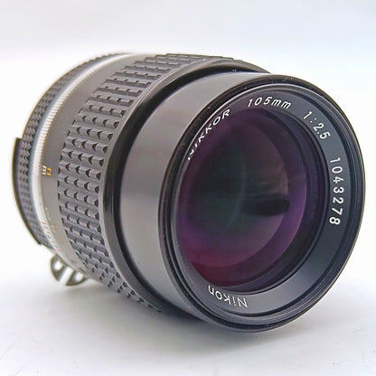 【中古】 Nikon NIKKOR 105ｍｍ F2.5 Ai-s SICコーティング ニコン キャップ付き