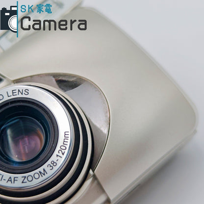 【中古】 OLYMPUS μ [mju:] - III 120 オリンパス ミュー コンパクトフィルムカメラ テスト用フィルムにて確認済 良品 μ III 120