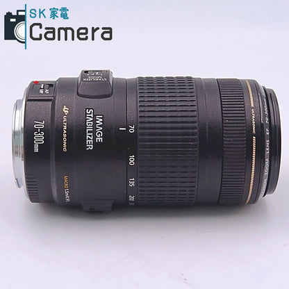 【中古】 Canon EF 70-300ｍｍ F4-5.6 IS USM キャノン キャップ付 美品