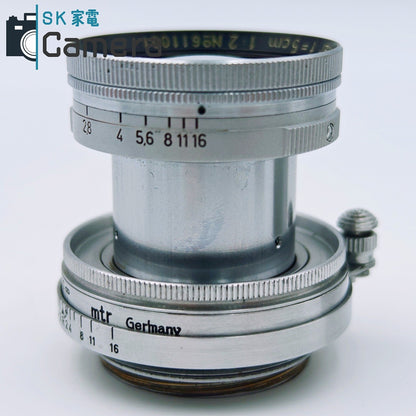 【中古】 Leitz Summitar 5cm F2 L39 2026年3月清掃済 ライカ ズミタール 希少シリアル No.611001