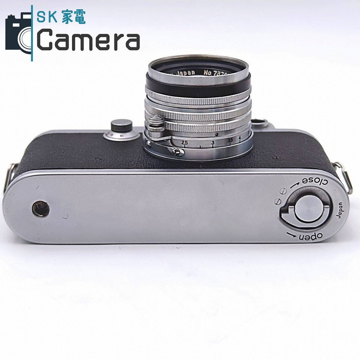 【中古】 NICCA 3-F Nippon Kogaku NIKKOR-H・C 5cm F2 黒帯 箱 シリアル一致 説明書 フード カラーフィルター付 ニッカ ニコン