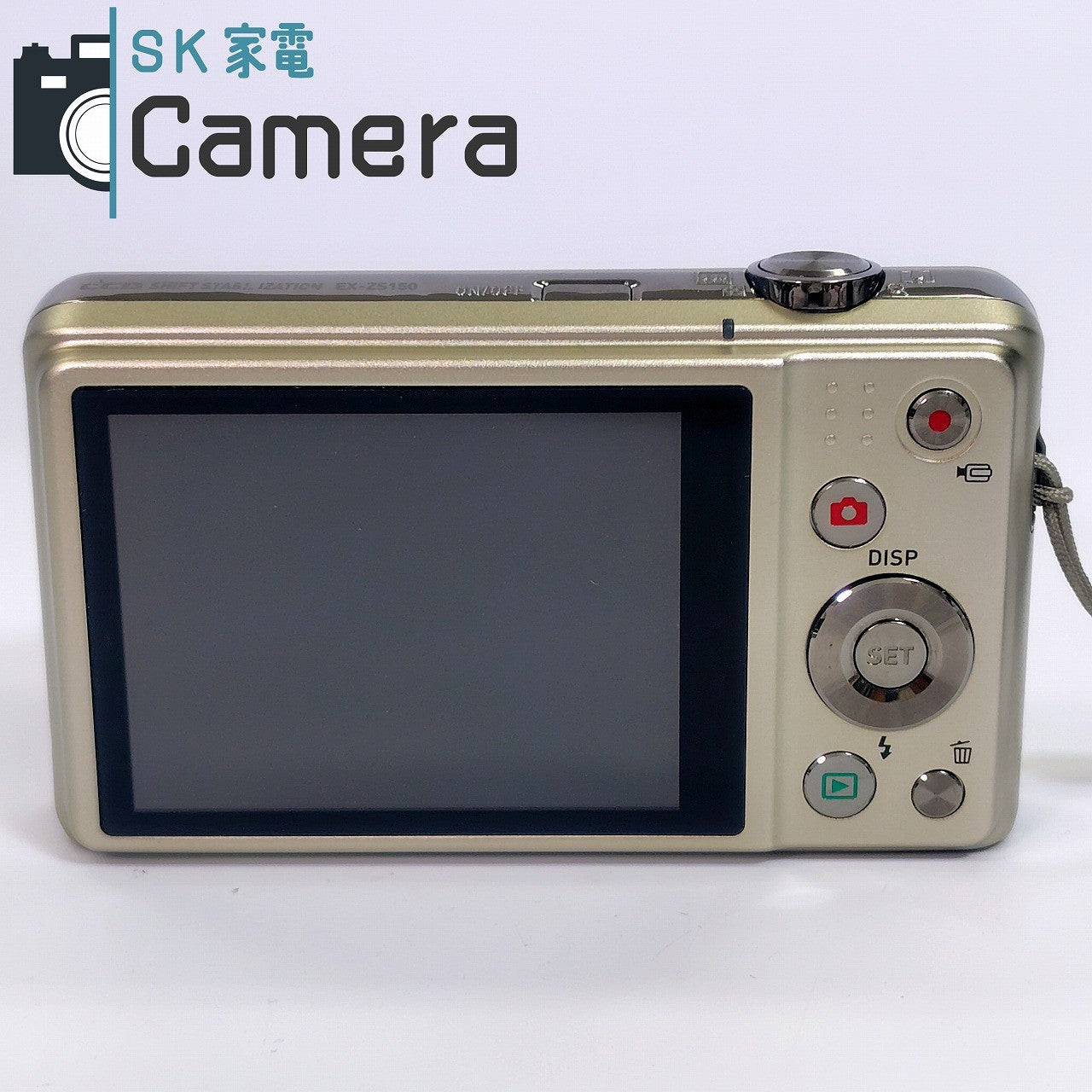 【中古】 CASIO EXILIM EX-ZS150 カシオ エクシリム コンパクトデジタルカメラ 電池 充電器付 美品