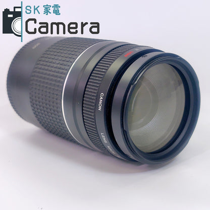 【中古】 Canon EF 75-300ｍｍ F4-5.6 III USM キャノン キャップ 付   #21