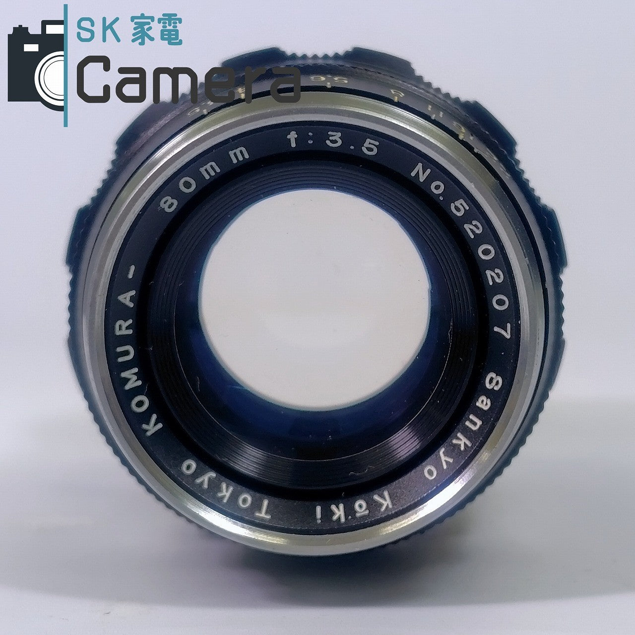 希少 KOMURA 80ｍｍ F3.5 L39 コムラ ゼブラ Sankyo Koki Tokyo キャップ Canon 34ｍｍ CLOSE-UP LENS 付