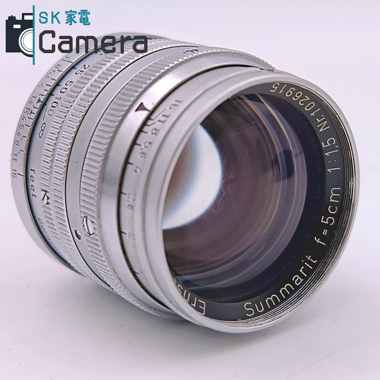 【中古】 Ernst Leitz GmbH Wetzlar Summarit 5cm F1.5 L39 ライツ ズマリット