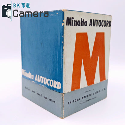 【中古】 MINOLTA AUTOCORD ROKKOR 75ｍｍ F3.5 CHIYODA KOGAKU 元箱付 ミノルタ オートコード シリアル一致