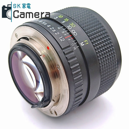 【中古】 RICOH XR RIKENON 55ｍｍ F1.2 Kマウント 2026年9月レンズ内清掃済 リコー