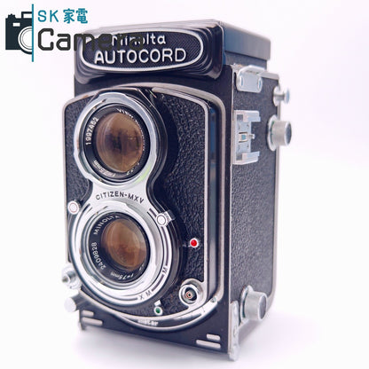 【中古】 MINOLTA AUTOCORD ROKKOR 75ｍｍ F3.5 CHIYODA KOGAKU 元箱付 ミノルタ オートコード シリアル一致