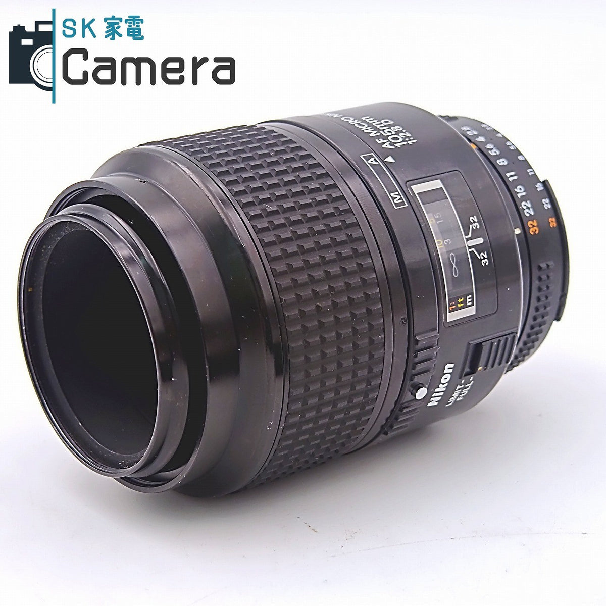 【中古】 Nikon AF MICRO NIKKOR 105ｍｍ F2.8 D ニコン マイクロ PLフィルター キャップ付き