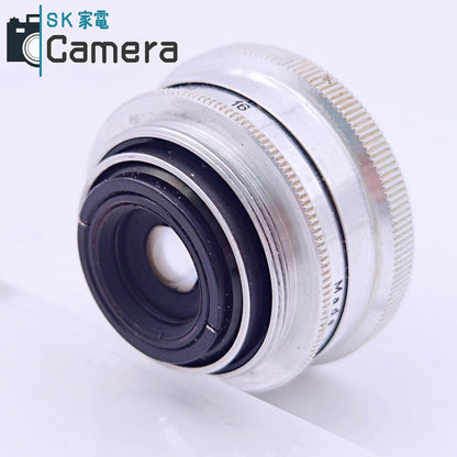 【中古】 ORION-15 28ｍｍ F6 L39 2026年5月レンズ内清掃済 オリオン ロシアレンズ