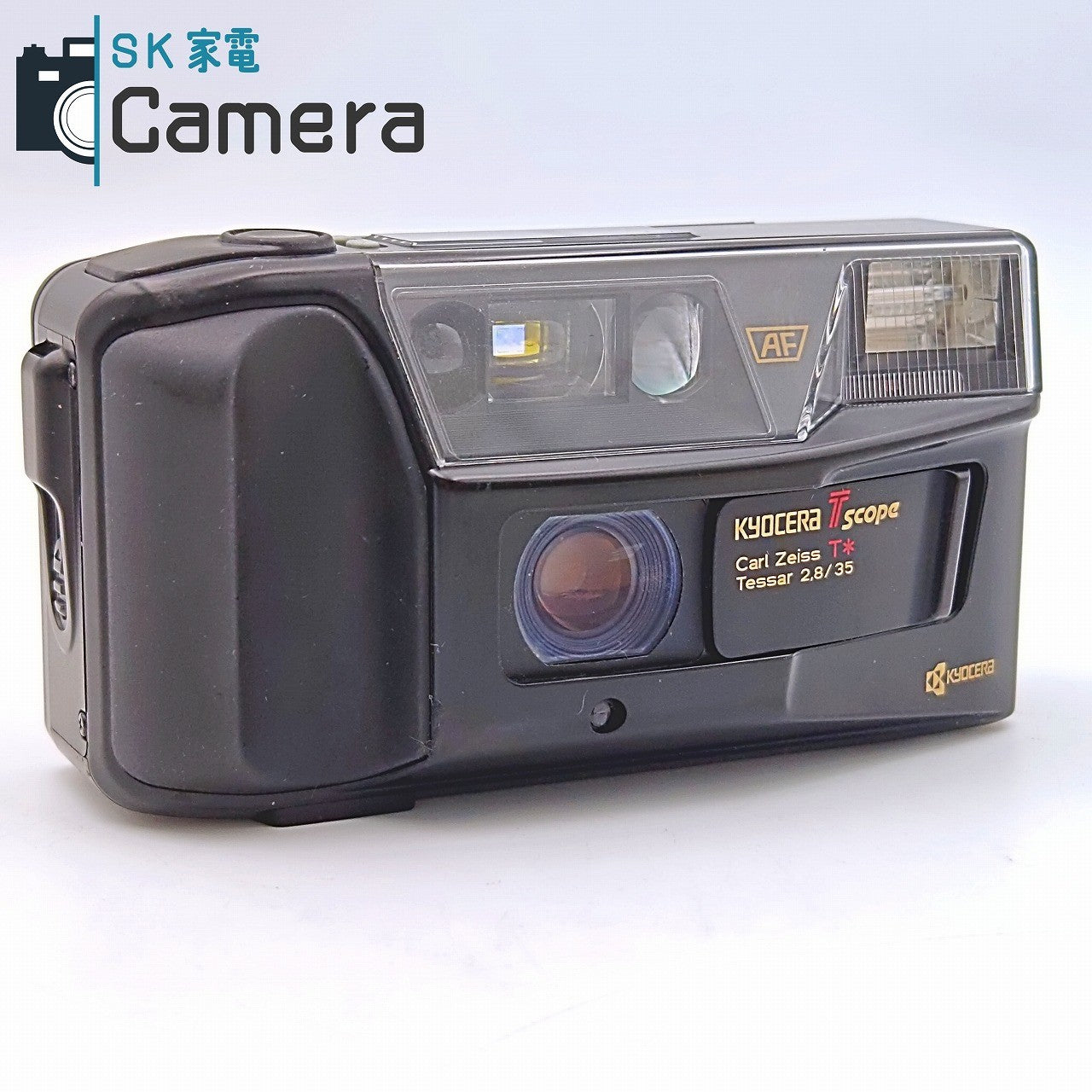 【中古】 KYOCERA Tscope Tessar 35ｍｍ F2.8 京セラ T スコープ コンパクトフィルムカメラ