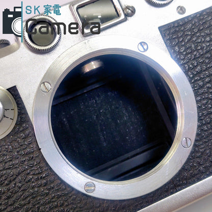 【中古】 Leica IIIF 平爪 レンジファインダー 2025年10月修理済 30日保証 ライカ Ⅲ F
