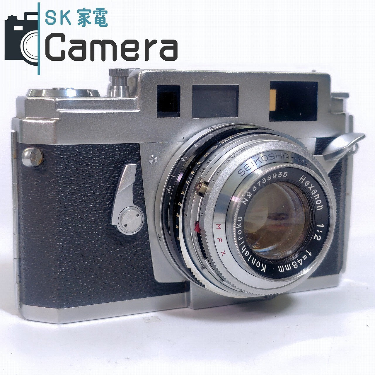 Konica IIIA コニカ Hexanon 48ｍｍ F2 レンジファインダー ⅢA レンズキャップ付