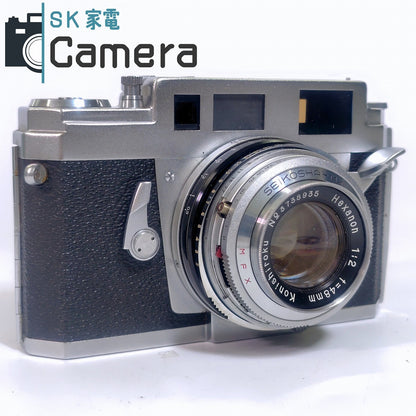 Konica IIIA コニカ Hexanon 48ｍｍ F2 レンジファインダー ⅢA レンズキャップ付