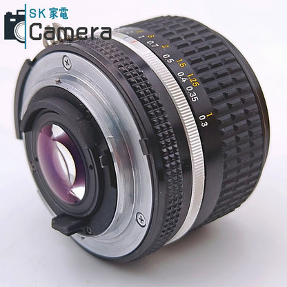 【中古】 Nikon NIKKOR 24ｍｍ F2.8 Ai-s SIC 箱付 シリアル一致 ニコン