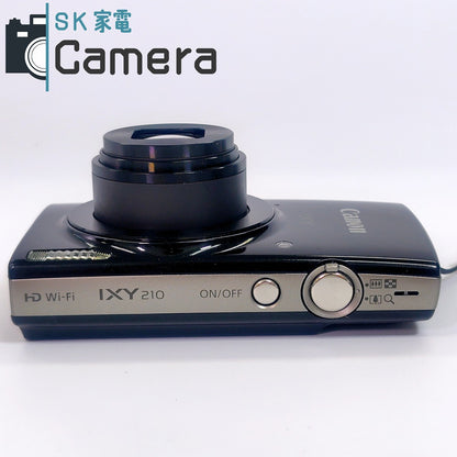 【中古】 Canon IXY 210 ブラック PC2332 キャノン イクシー コンパクトデジタルカメラ ブラック 充電器付