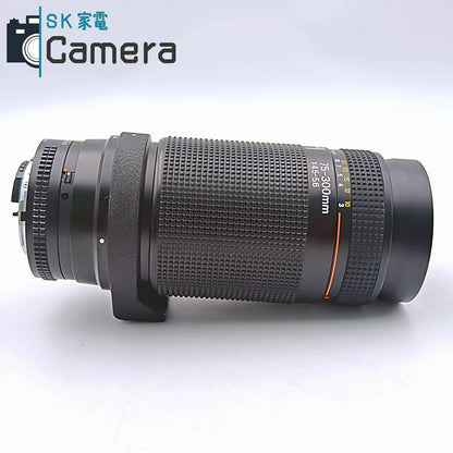 【中古】 Nikon AF NIKKOR 75-300ｍｍ F4.5-5.6 ニコン キャップ付