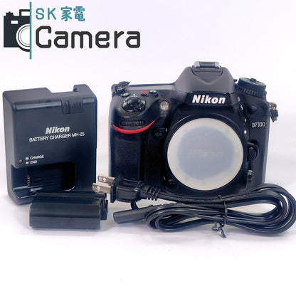 Nikon D7100 ショット数約3300回 電池 充電器付 良品 ニコン