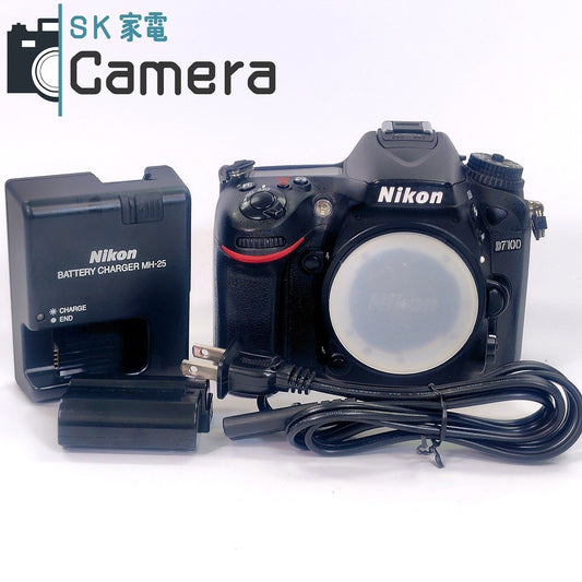 Nikon D7100 ショット数約3300回 電池 充電器付 良品 ニコン