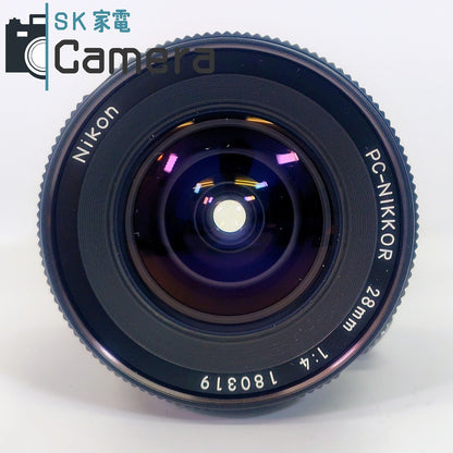 Nikon PC-NIKKOR 28ｍｍ F4 ニコン キャップ付 美品