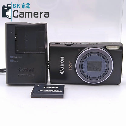 【中古】 Canon IXY 640 ブラック PC2198 電池 充電器付 キャノン コンパクトデジタルカメラ