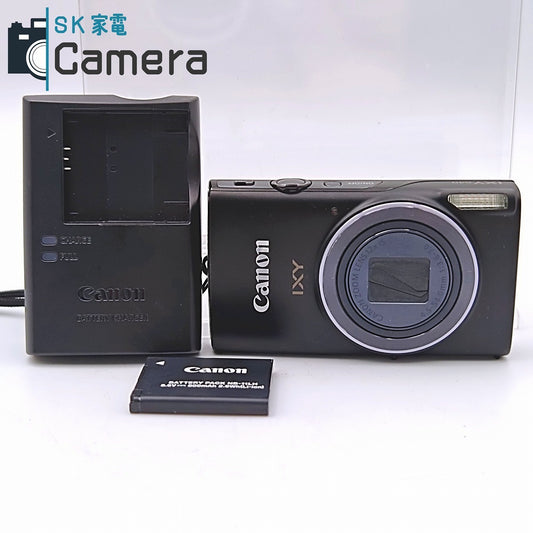 【中古】 Canon IXY 640 ブラック PC2198 電池 充電器付 キャノン コンパクトデジタルカメラ