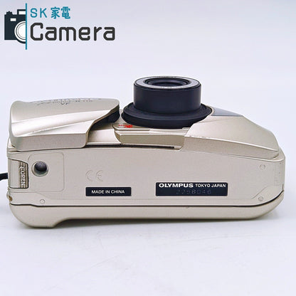 【中古】 OLYMPUS μ [mju:] - II 115 VF 38-115ｍｍ オリンパス ミュー コンパクトフィルムカメラ 美品 μ Ⅱ テスト用フィルムにて確認済